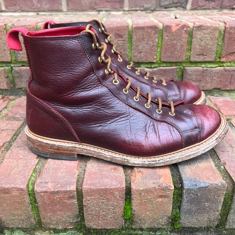 View photo of Tricker's Ethan Monkey Boot in C.F. Stead Sign Classic Kudu