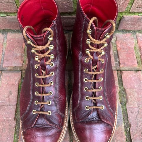 View photo of Tricker's Ethan Monkey Boot in C.F. Stead Sign Classic Kudu