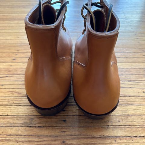 Sherman Boot Works Glanton in Maryam Natural TPR Horsebutt