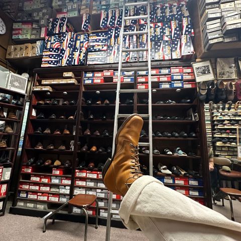 Sherman Boot Works Glanton in Maryam Natural TPR Horsebutt