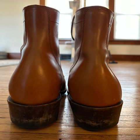 Sherman Boot Works Glanton in Maryam Natural TPR Horsebutt