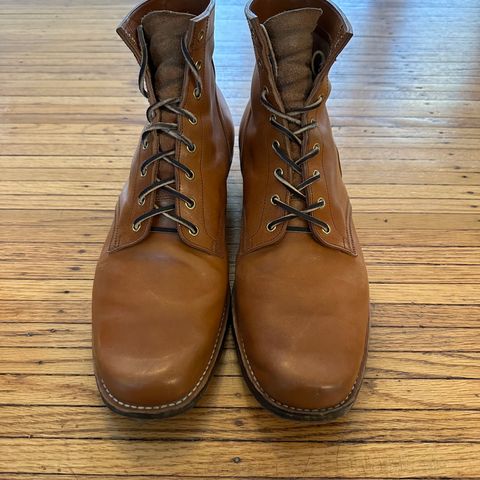 Sherman Boot Works Glanton in Maryam Natural TPR Horsebutt