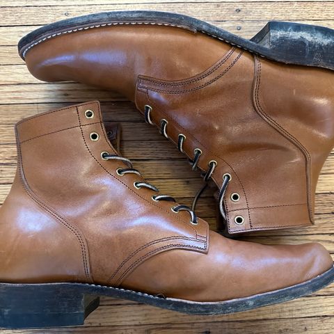 Sherman Boot Works Glanton in Maryam Natural TPR Horsebutt