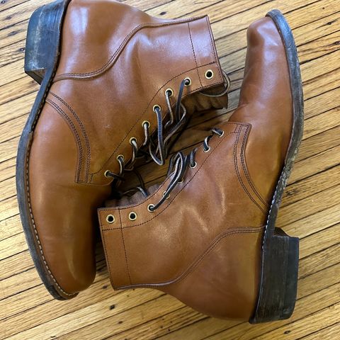 Sherman Boot Works Glanton in Maryam Natural TPR Horsebutt