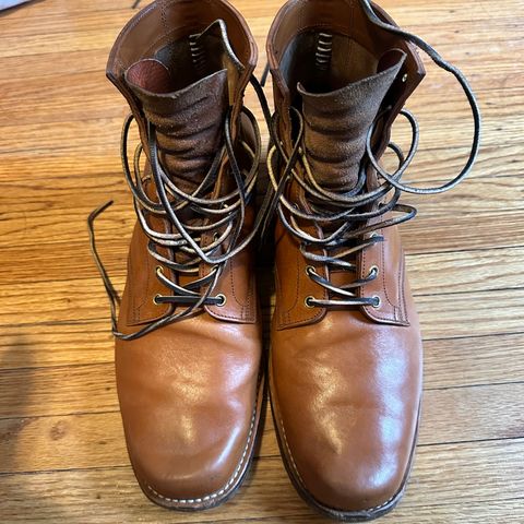 Sherman Boot Works Glanton in Maryam Natural TPR Horsebutt