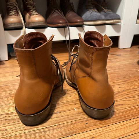 Sherman Boot Works Glanton in Maryam Natural TPR Horsebutt