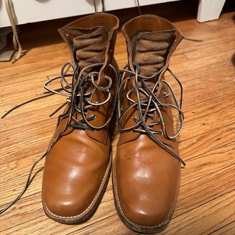 Sherman Boot Works Glanton in Maryam Natural TPR Horsebutt