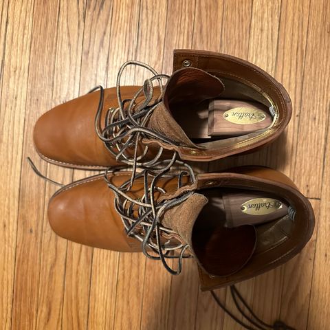Sherman Boot Works Glanton in Maryam Natural TPR Horsebutt