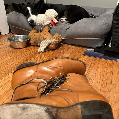 Sherman Boot Works Glanton in Maryam Natural TPR Horsebutt