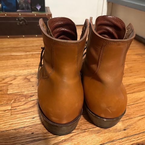 Sherman Boot Works Glanton in Maryam Natural TPR Horsebutt