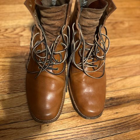 Sherman Boot Works Glanton in Maryam Natural TPR Horsebutt