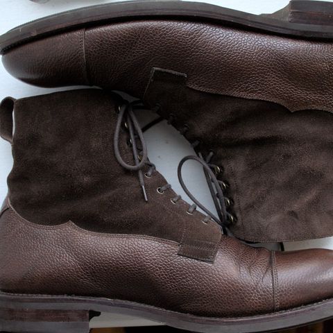 View photo of Carmina Work Boots 80791 in Du Puy Brown Country Calf