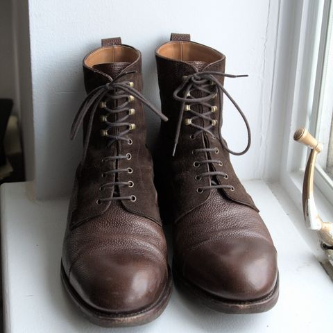 View photo of Carmina Work Boots 80791 in Du Puy Brown Country Calf