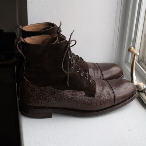 View photo of Carmina Work Boots 80791 in Du Puy Brown Country Calf