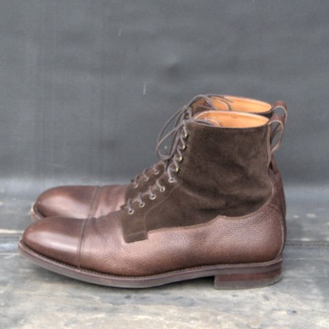 View photo of Carmina Work Boots 80791 in Du Puy Brown Country Calf