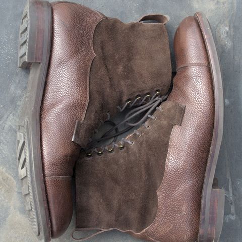 View photo of Carmina Work Boots 80791 in Du Puy Brown Country Calf