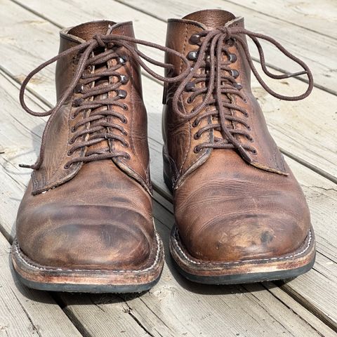 View photo of White's Stevens (Plain Toe) in Horween Natural Chromexcel