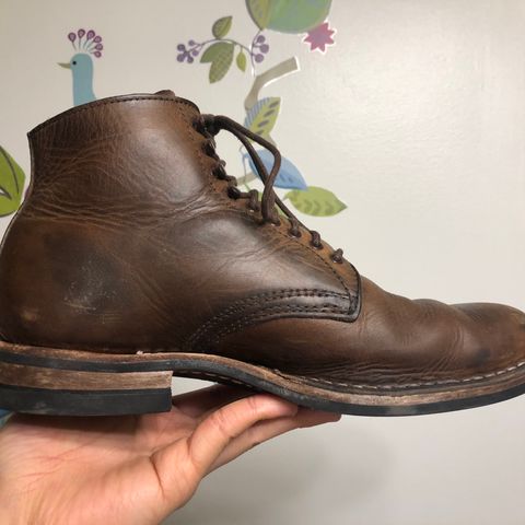 View photo of White's Stevens (Plain Toe) in Horween Natural Chromexcel