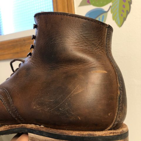 View photo of White's Stevens (Plain Toe) in Horween Natural Chromexcel