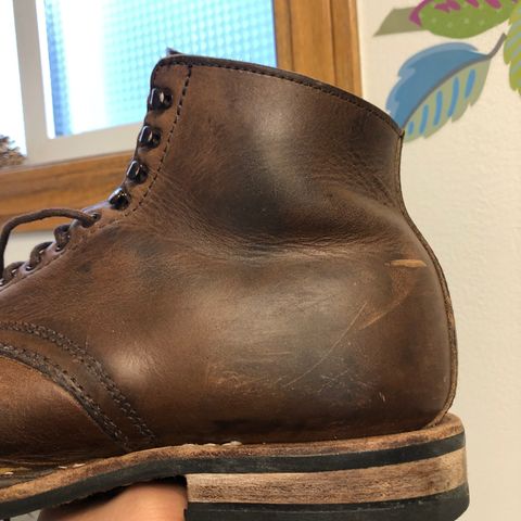 View photo of White's Stevens (Plain Toe) in Horween Natural Chromexcel