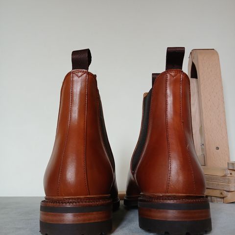 Meermin Chelsea Boot in Whiskey Heritage Shell Cordovan
