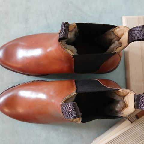 Meermin Chelsea Boot in Whiskey Heritage Shell Cordovan