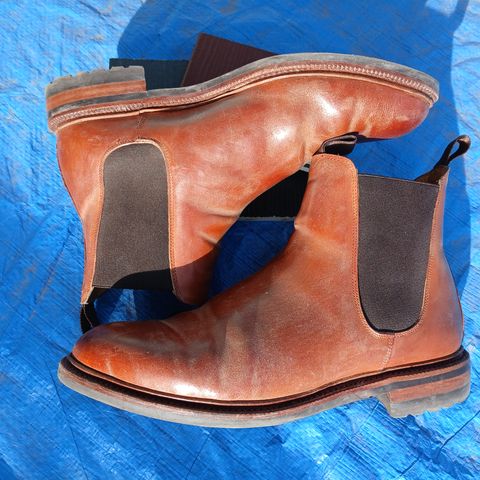 Meermin Chelsea Boot in Whiskey Heritage Shell Cordovan