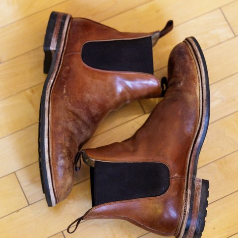Meermin Chelsea Boot in Whiskey Heritage Shell Cordovan
