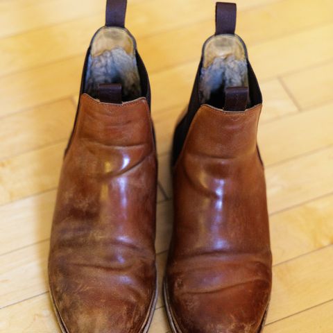 Meermin Chelsea Boot in Whiskey Heritage Shell Cordovan