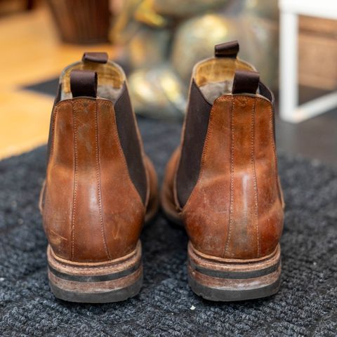 Meermin Chelsea Boot in Whiskey Heritage Shell Cordovan