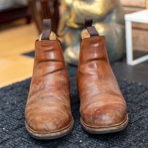Meermin Chelsea Boot in Whiskey Heritage Shell Cordovan