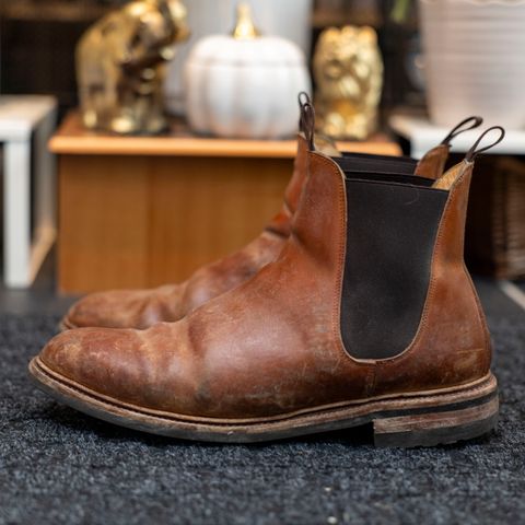 Meermin Chelsea Boot in Whiskey Heritage Shell Cordovan