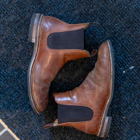 Meermin Chelsea Boot in Whiskey Heritage Shell Cordovan