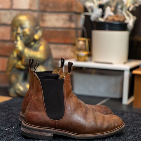 Meermin Chelsea Boot in Whiskey Heritage Shell Cordovan