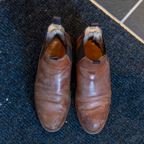 Meermin Chelsea Boot in Whiskey Heritage Shell Cordovan