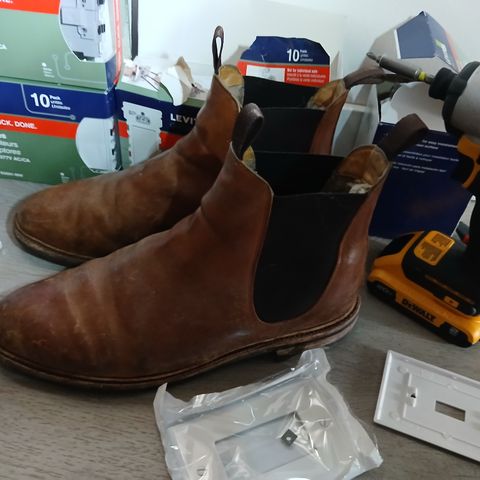 Meermin Chelsea Boot in Whiskey Heritage Shell Cordovan