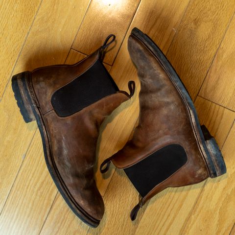 Meermin Chelsea Boot in Whiskey Heritage Shell Cordovan