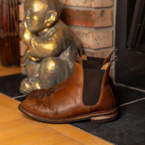 Meermin Chelsea Boot in Whiskey Heritage Shell Cordovan