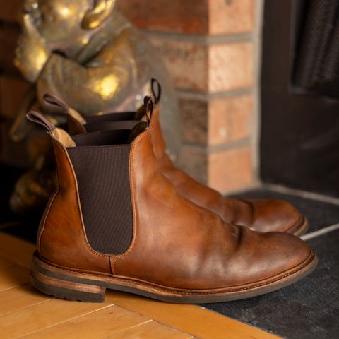 Meermin Chelsea Boot in Whiskey Heritage Shell Cordovan
