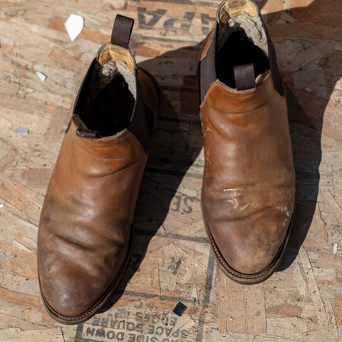 Meermin Chelsea Boot in Whiskey Heritage Shell Cordovan