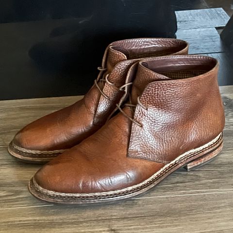 View photo of Blkbrd Shoemaker Fenrir Chukka Boot in Unlisted Leather