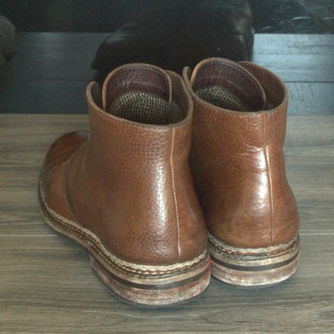 View photo of Blkbrd Shoemaker Fenrir Chukka Boot in Unlisted Leather