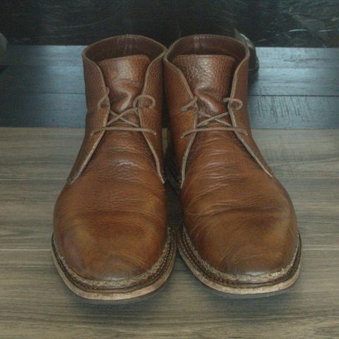 View photo of Blkbrd Shoemaker Fenrir Chukka Boot in Unlisted Leather