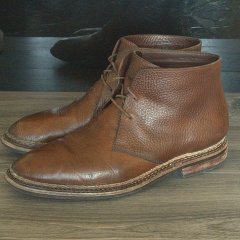 View photo of Blkbrd Shoemaker Fenrir Chukka Boot in Unlisted Leather