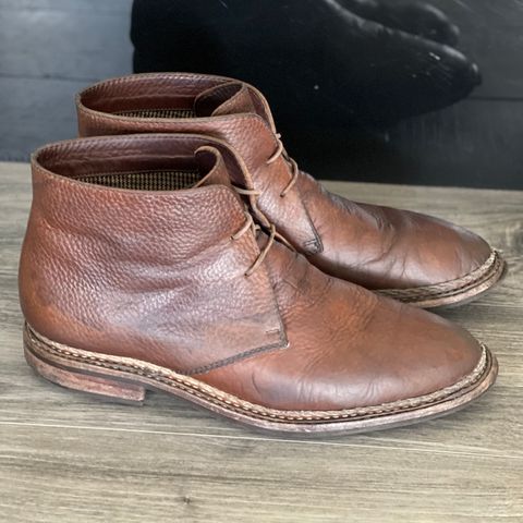 View photo of Blkbrd Shoemaker Fenrir Chukka Boot in Unlisted Leather