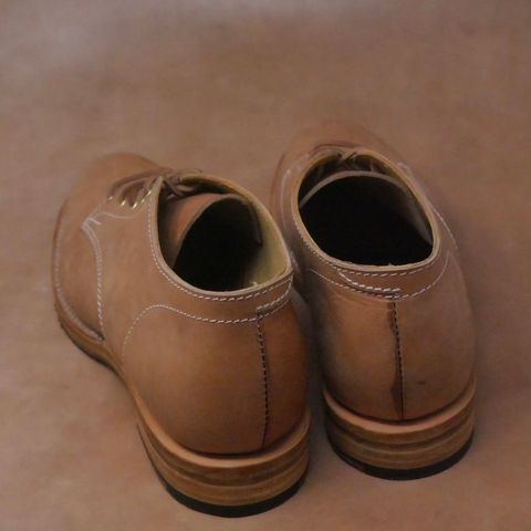 Oldspeed Derby in Horween Russet Horsehide Strips