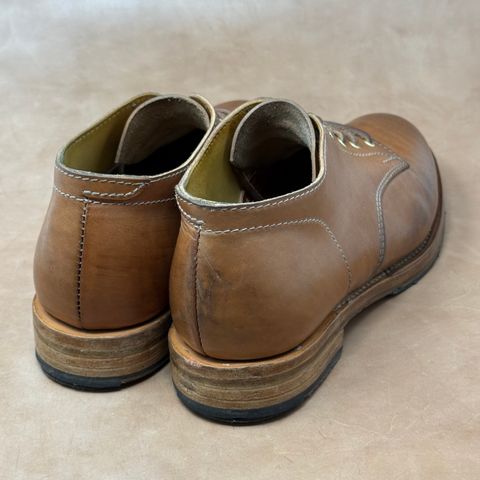 View photo of Oldspeed Derby in Horween Russet Horsehide Strips