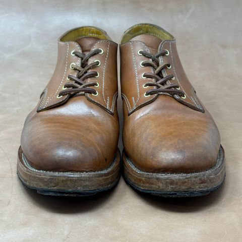 View photo of Oldspeed Derby in Horween Russet Horsehide Strips