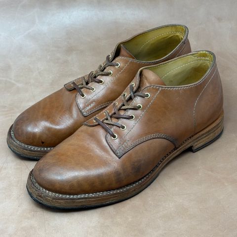 View photo of Oldspeed Derby in Horween Russet Horsehide Strips