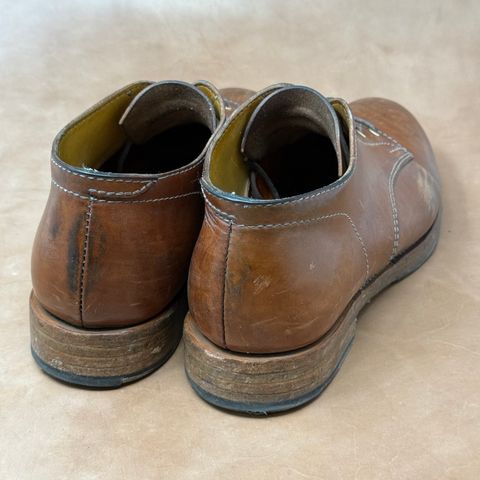 Oldspeed Derby in Horween Russet Horsehide Strips
